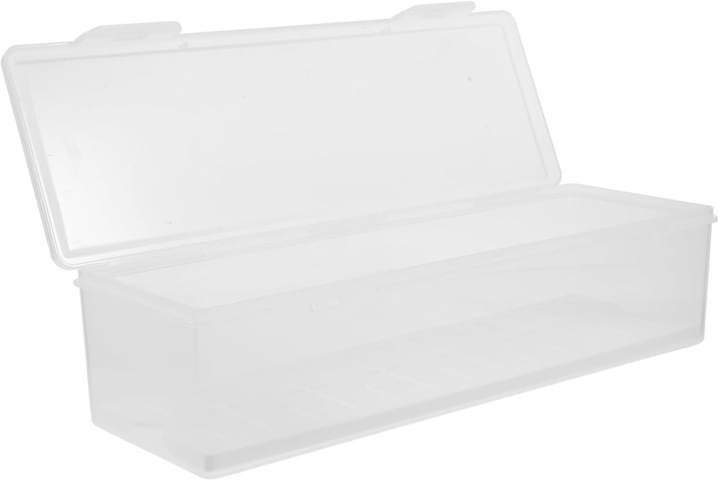 Zerodeko Fridge Toast Canister Sealing Box Fruit Fresh Keeping Box Refrigerator Storage Food Storage Bread Toast Airtight Containers