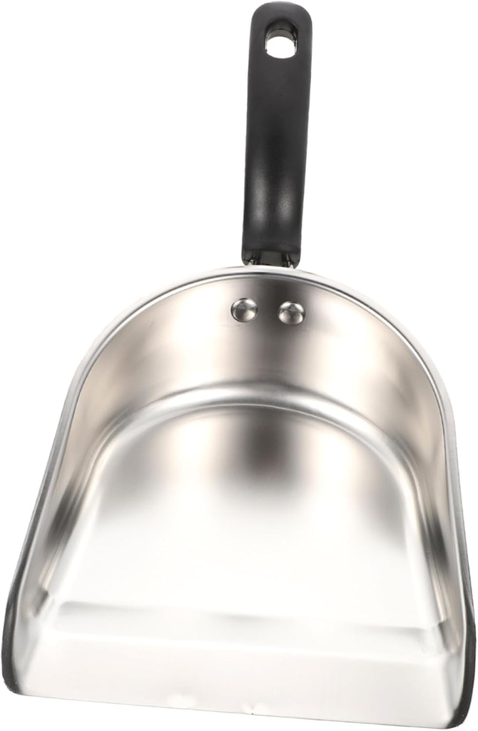 LIFKOME Stainless Steel Flour Shovel Ergonomic Design Ice Scoop for Kitchen Beans Pet Food