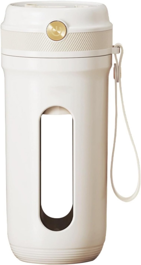 350ml multifunctional portable juicer | 10-blade high-speed blade, 15-second ice crushing | dual-battery wireless and portable | essential for home, office, outdoor travel (Dual battery)