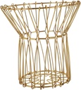 Zerodeko Multipurpose Draining Basket for Kitchen Storage Medium Gold Expandable Fruit and Vegetable Colander Strainer Home Organizer for Fruits Bread Snacks and More