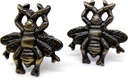 5MOONSUN5's Cast Iron Honey BEE knob Iron Cabinet Knobs Drawer Knobs Dresser Knobs Metal Knobs Drawer Pulls Door Knobs Coastal Handles Knobs Beach Decor for Wardrobe Cupboard Set of 2
