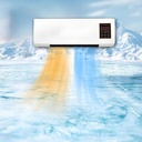 Enchantia Wall Mounted Air Conditioner, Cooling and Heating Portable Air Conditioning Split Max With Remote Control and Digital Display Screen, Wall-Mounted 2-In-1 Mini Split Thermostat