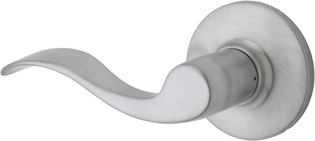 Kwikset Safelock SL7000LYLH-26D Left Hand Layton Lever Half Dummy Satin Chrome Finish