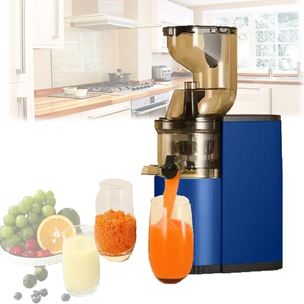 Juicer Machine,Centrifugal Juicer Machine With 3” Feed Chute,800W Power,500ML Juicer,Juice Yield Up To 98%(Blue)