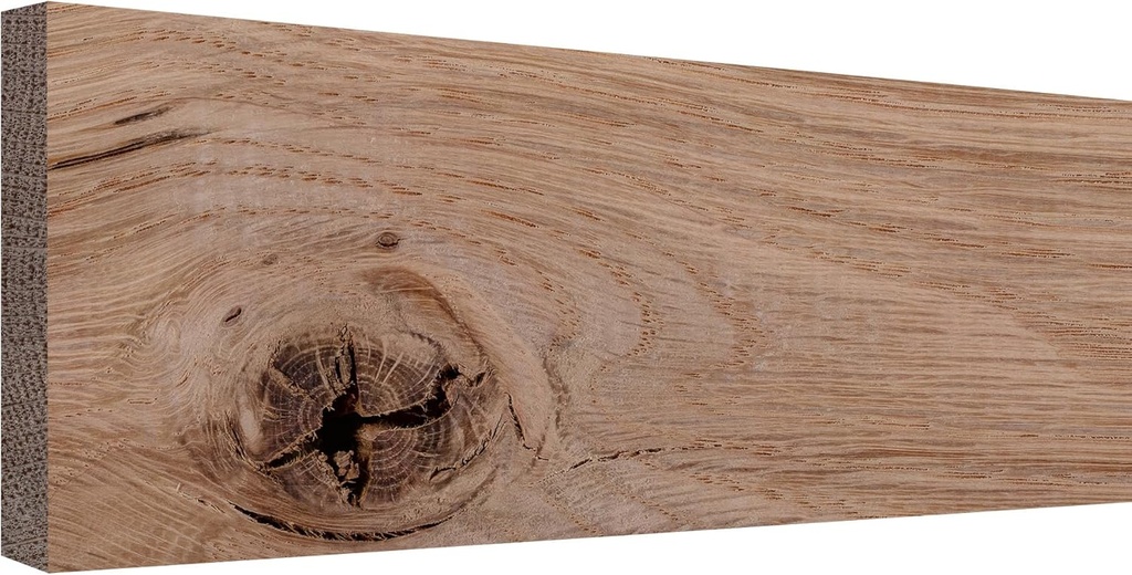 0.5 in. D x 1.5 in. W x 48 in. L Unfinished Rustic White Oak Wood Board
