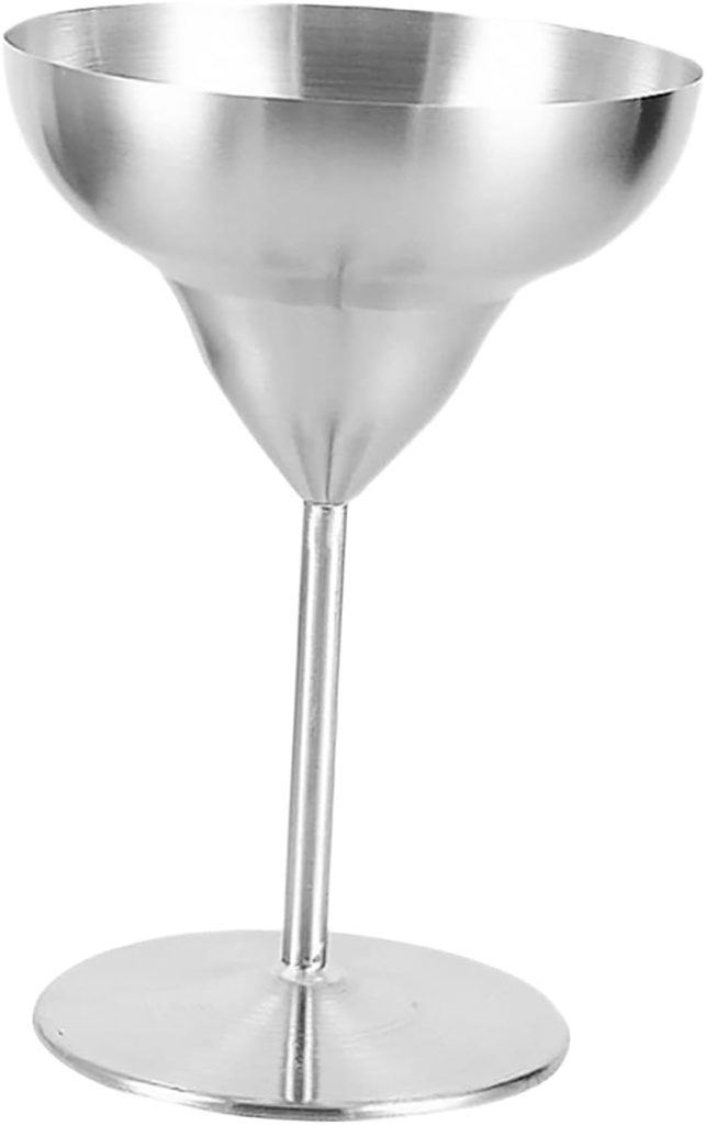 Stainless Steel Cocktail Goblet Red Wine Goblet Metal Wine Cup for Parties