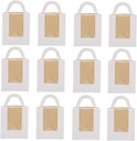 Homoyoyo 50pcs Handheld Cupcake Boxes Window for Baked Goods Easy Assembly for Parties for Weddings Birthdays