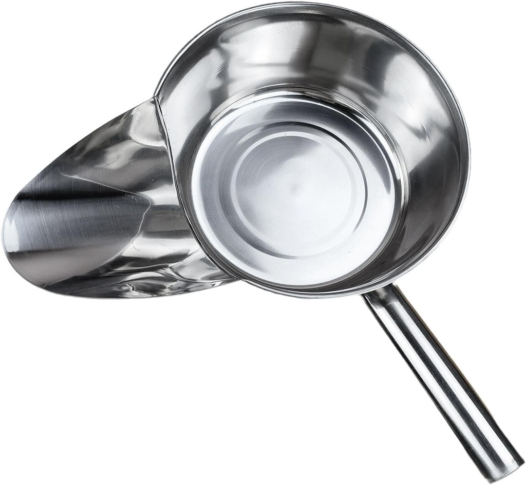 Generic Stainless Steel French Fry Scoop Kitchen Utensil for Easy Filling, 21cm Right