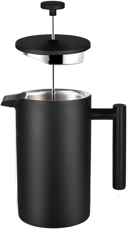 Press Coffee Maker Tea Coffee Machine Dosage Funnel 58 mm Tableware Vacuum Milk Frother L?ffel Teapot (Color : 750ML, Size : A) (350ml A)