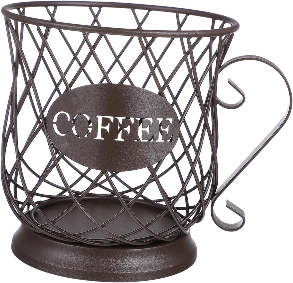 Coffee Capsule Cup Metal Holder Pot Organizer Mug Holder Storage Basket