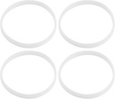 4pcs White Rubber Sealing O Ring Gaskets, 10cm/3.94inch Rubber Gaskets Set for Juicer Blender Replacement Seals