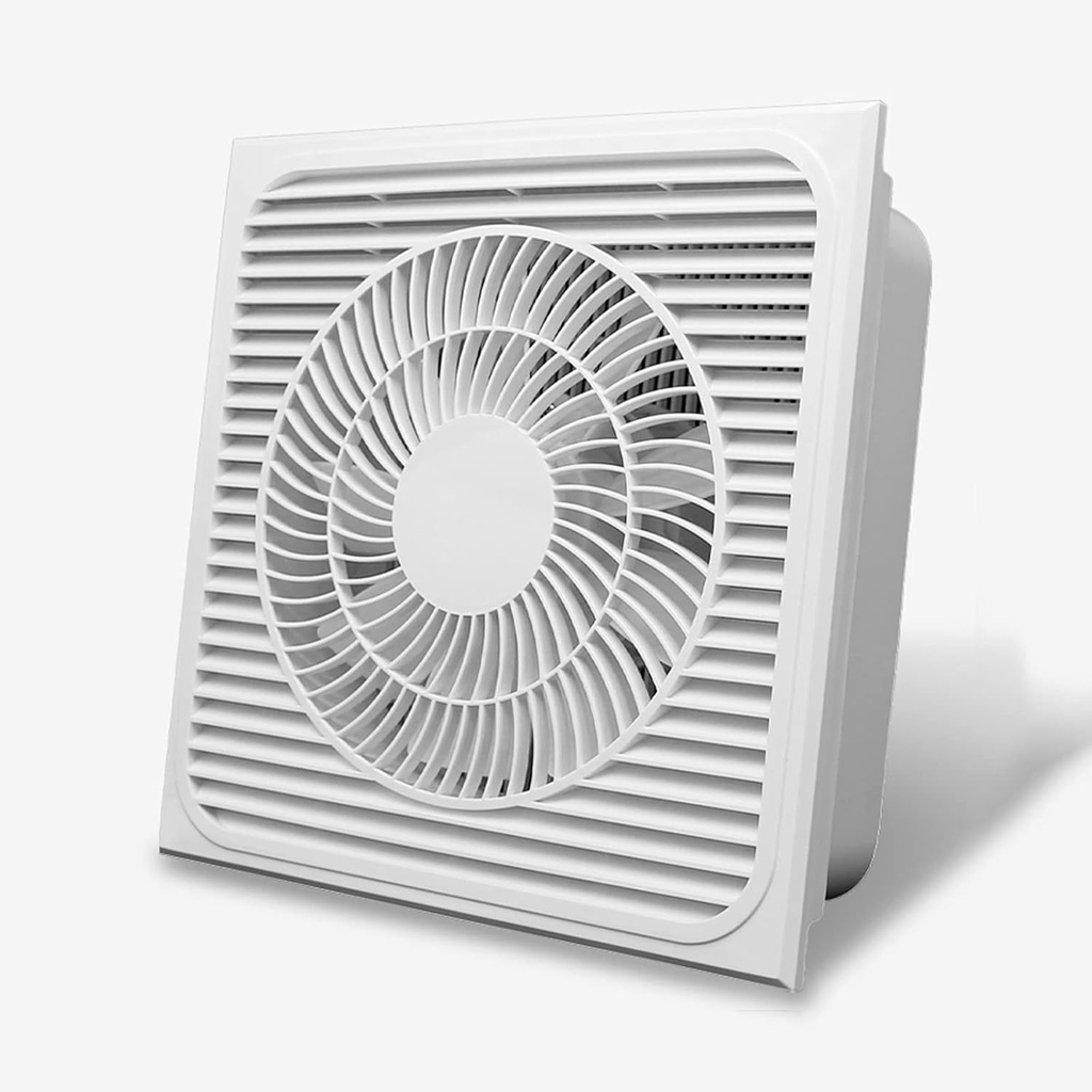 Exhaust Fan Kitchen Embedded Ventilating Fan Nine-Leaf Integrated Ceiling Cooling Air Exhaust Fan Ultra-Thin Frequency Conversion Three-Speed Ventilation Fan, 8W Vent Fan/Exhaust Fans