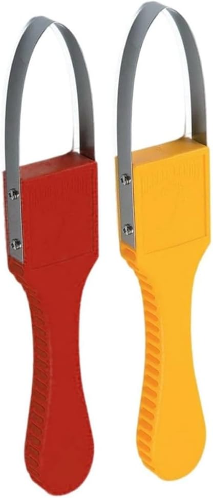 Garden Bandit Hand Loop Weeder Tool, Root Remover, Planting Weeding Gardening Tool (Yellow)