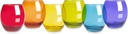 Excelsa San Josè Set of 6 Water Glasses, Glass, Multi-Coloured
