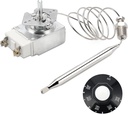 RX-1-36 Thermostat Fryer for 1/4" Mpt Stuff Box, 60125401 Thermostat for Deep Fryer Compatible with Pitco 60125401 fit for Royal Range 3113, 200-400F (Silver)