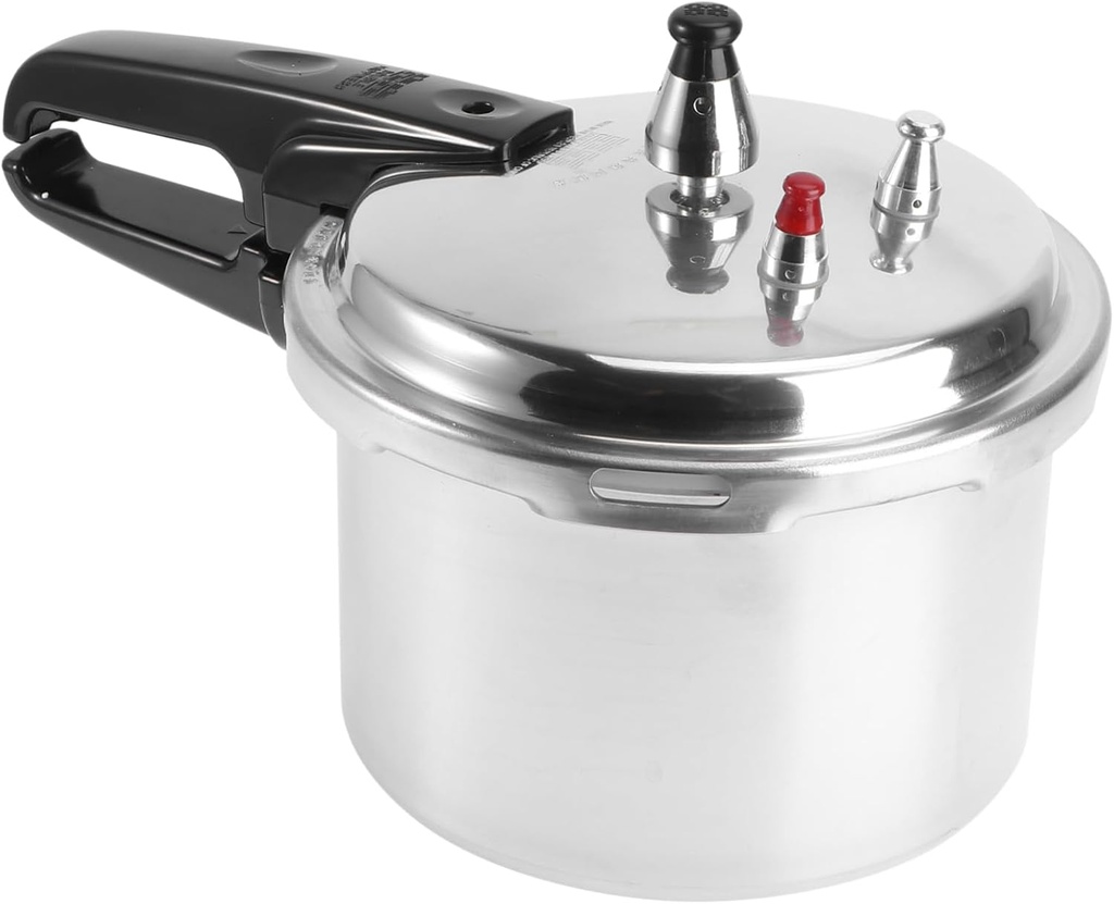 PRETYZOOM Mini Pressure Pot Aluminum Pressure Cooker for Home Stovetop Portable and Insulated Handle