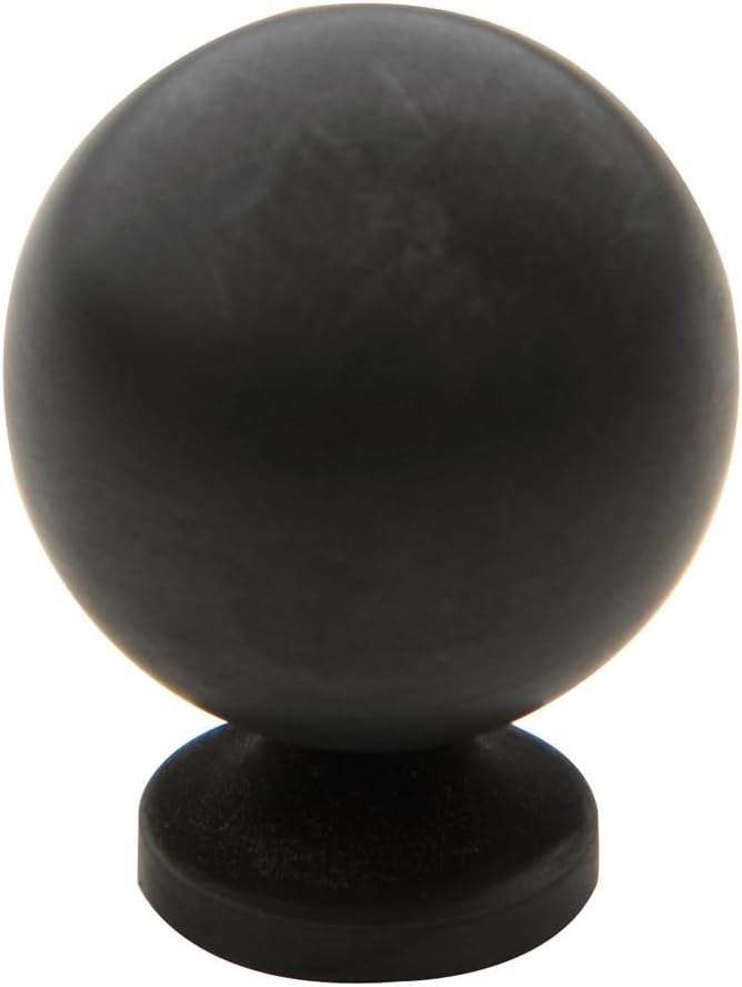 Baldwin 4960102 Round Cabinet Knob, Oil Rubbed Bronze