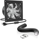 8 Inch Kitchen Ventilation Fan Kit - 8" Exhaust Fan + 8“ 8FT Dryer Vent Hose for Home Office Inductrial HVAC System Ventilation Use