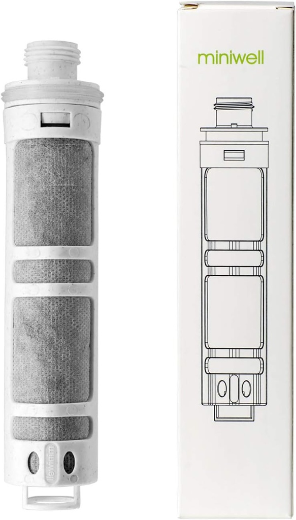Replacement Filter Cartridge for Miniwell Filter Shower Head L750 or L750-W
