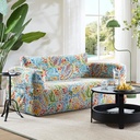 510 DESIGN Inflatable Couch Air Sofa - Blow Up Chair Portable with Handle & Tie-Down Loops, Weatherproof & Water Repellent Indoor/Outdoor Sofa for Patio, Camping, Pool, 67" Lx33 Wx28 D Multi