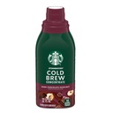 Starbucks Cold Brew Coffee Concentrate, Naturally Flavored Dark Chocolate Hazelnut, Multi-Serve Bottle (32 Fl Oz)​