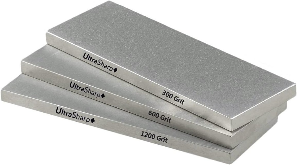 Ultra Sharp II Diamond Sharpening Stone Kit - Coarse/Medium/Extra Fine