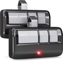 2 for Chamberlain LiftMaster Craftsman Garage Door Opener Remote 893LM 893MAX 971LM Universal with Extra Battery