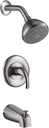 Shower Set with Trim Kit, Galim GL-SD, Shower Head & Faucet Set Complete with Valve, Shower Fixtures, Tub and Shower Trim Kit, Bathtub Shower Faucet set, Single Handle Pressure Balance, Brushed Nickel