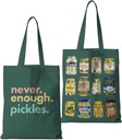 Funny Pickle Tote Bag Aesthetic Weekender Bag Shopping Gifts for Pickle Lovers Women Friends