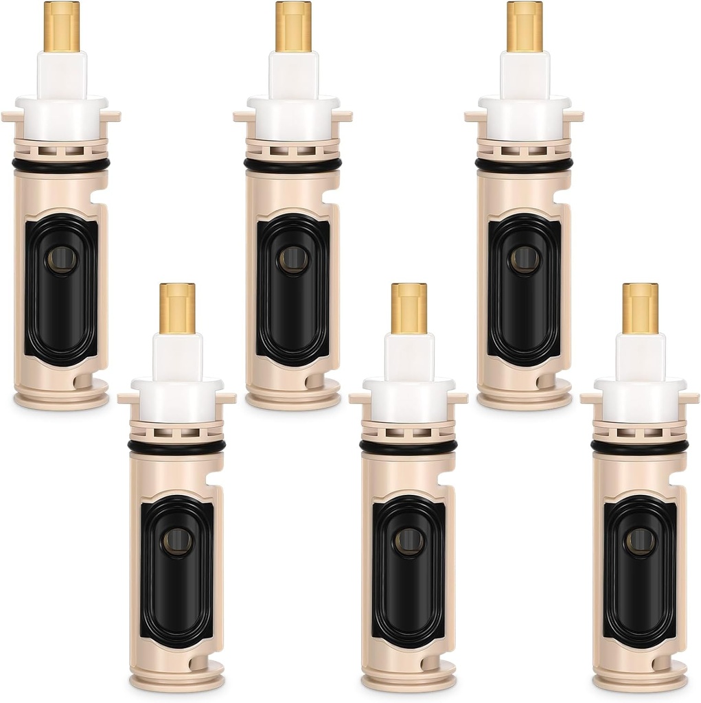 Qunclay 3 Pack Handle Faucets Tub Bathtub Shower Cartridge Replacement Tool Brass and Plastic Shower Part Compatible with Moen 1222 Replacement Cartridge Kit