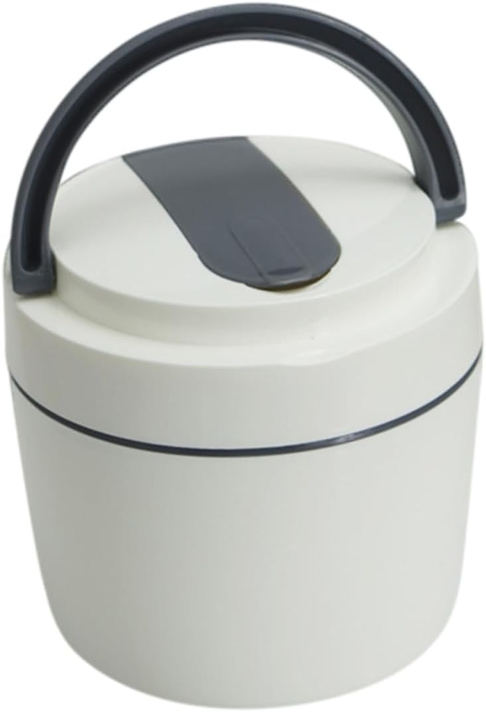 OUNONA 1pc Insulated Lunch Container Double Layer Food Box with Tableware Microwavable for Students and Working Professionals Easy to Clean Portable Design