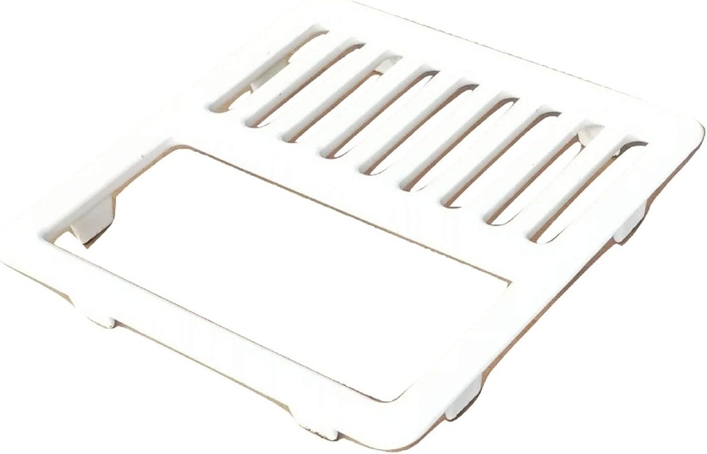 PROFLO PF912 9-1/2" Cast Iron Half Top Grate - White