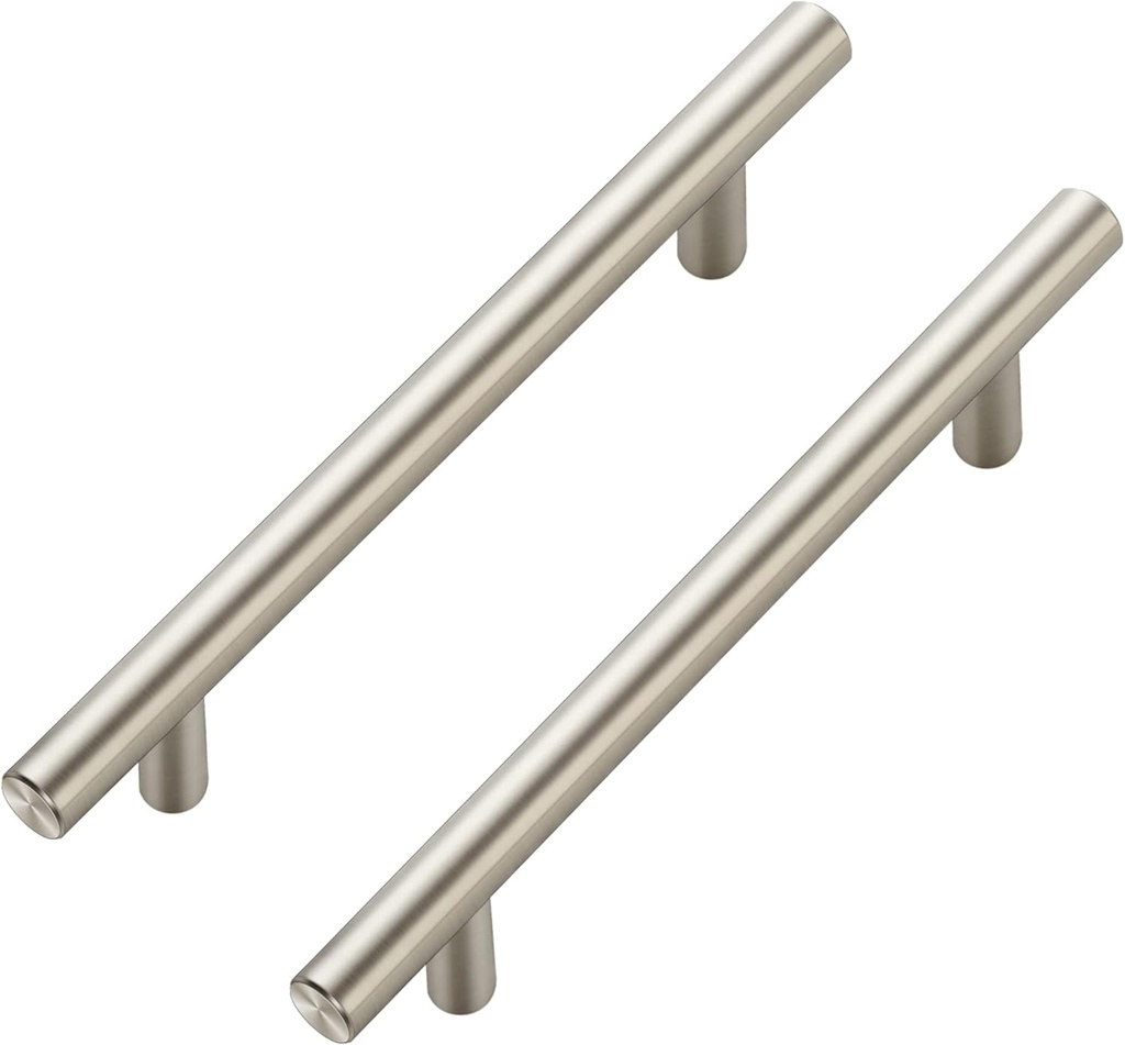 Ravinte 15 Pack 7.38 inch Cabinet Pulls Brushed Nickel Stainless Steel Kitchen Cupboard Handles Cabinet Handles, 5 inch (128mm) Hole Center