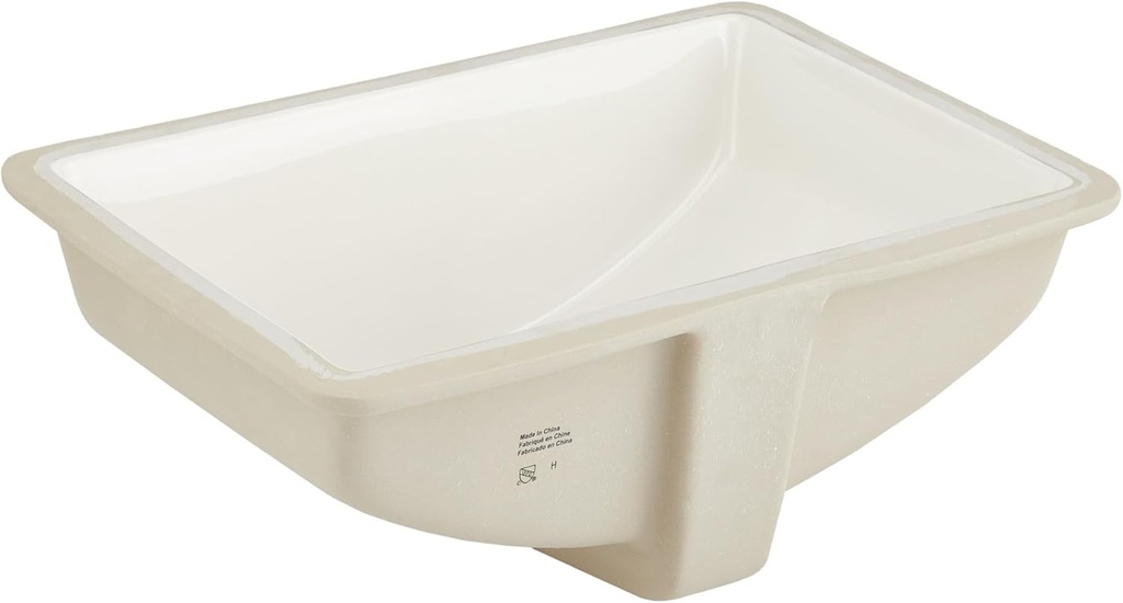 Signature Hardware 447960 Myers 21" Vitreous China Undermount Bathroom Sink - Biscuit