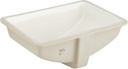 Signature Hardware 447960 Myers 21" Vitreous China Undermount Bathroom Sink - Biscuit