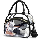 TOURIT Stadium Approved Clear Lunch Bag Transparent Bag with Adjustable Strap Clear Lunch Box for Women Men Work