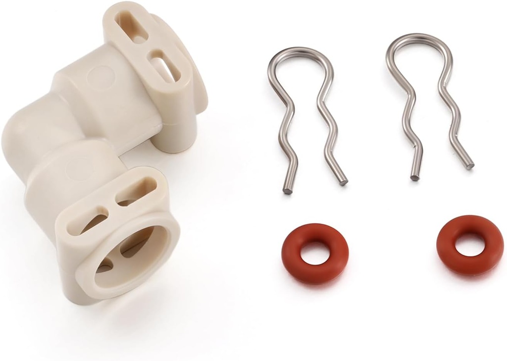 4.0MM Water Thermoblock Connector for Jura Fully Automatic Coffee Machines ENA, For Delonghi, Fluid Tube For Saeco Coffee Maker (L Shape)