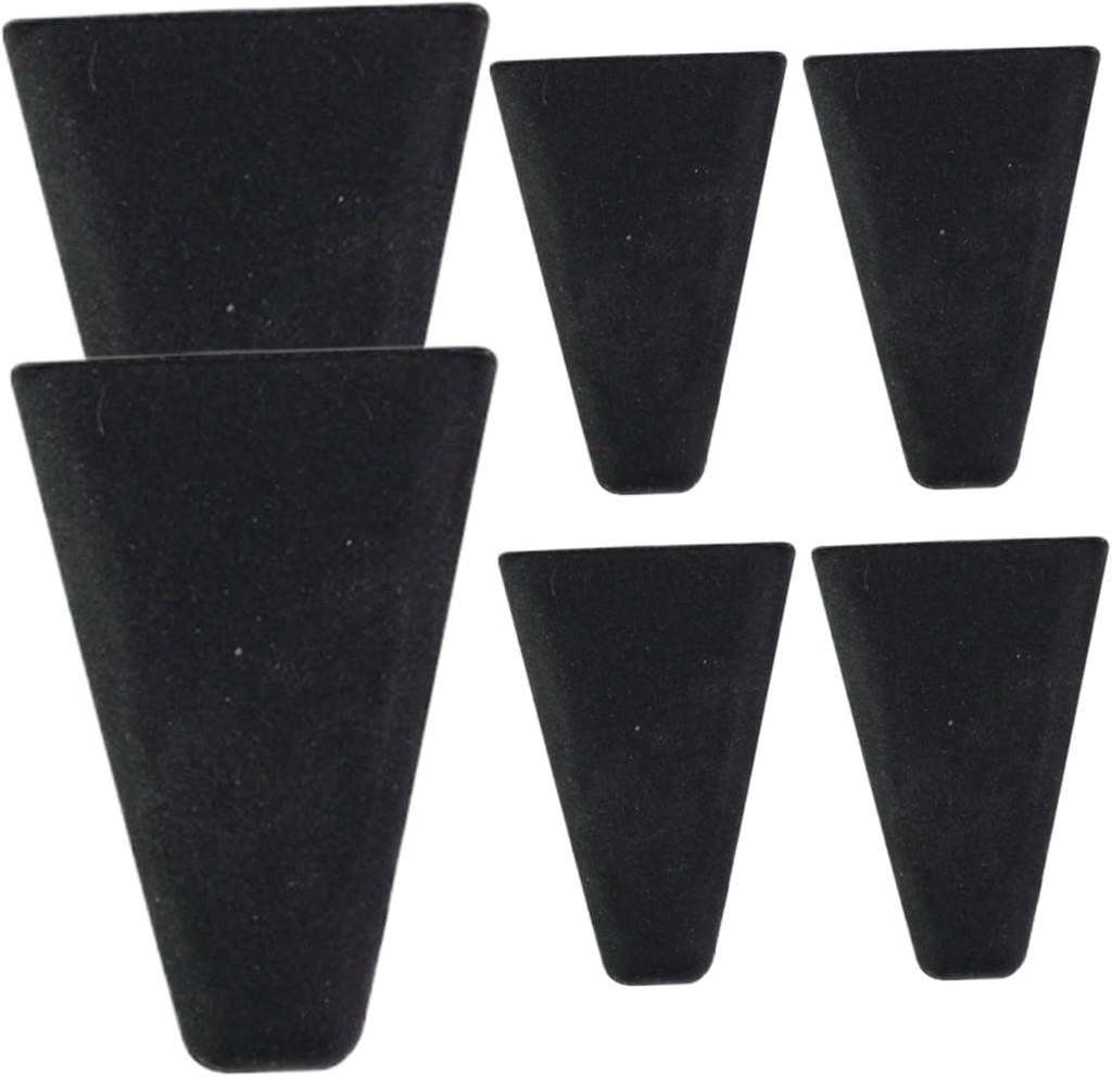 Fryer Accessories, 6PCS Air Fryer Basket Silicone Feet to Increase The Height, Silicone Foot for Round Squares Air Fryer Racks, Portable Air Fryer Stacking Rack Accessory 1.3x1.8