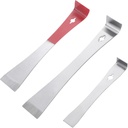 3 PCS Stainless Steel Pry Bar Scraper, Hive Tool Beekeeping,Steel Beekeeper Scraper,Pry Tool Mini Pry Bar Tool Crow Bar Flat Bar, Mini Crowbar Small Crowbar Trim Pry Bar, Metal Pry Bar,Bee Hive Tool