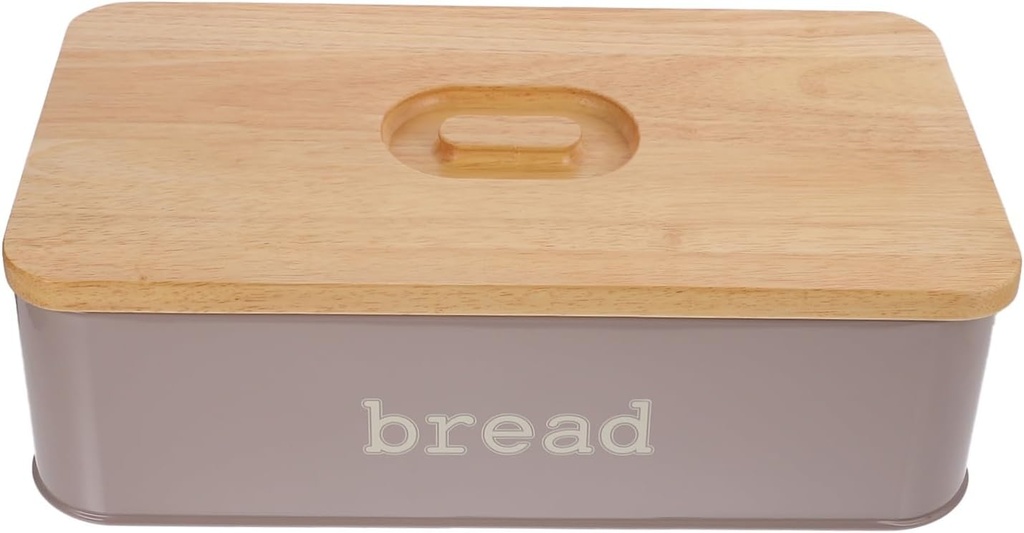 1pc Metal Bread Box Lid Versatile Storage Container for Bakery Goods Airtight and Moisture Kitchen Organizer for Home Use and Special Occasions
