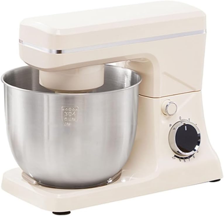 Cream Mixer, Automatic Cream Cake Baking And Dough Mixing Machine Splash-Proof Feeding Cover Suitable for Eggs, Bread Mashed Potatoes