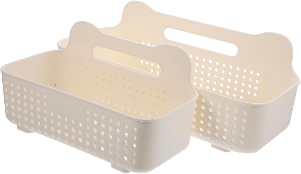 2pcs Multi-purpose Sundries Container Kitchen Spice Storage Rack Bathroom Hanging Basket