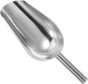 BESTYASH 1pc Stainless Steel Food Scoop Multifunctional Ice Shovel for Rice Flour Nuts Beans Scoop for Home Use Parties Buffets