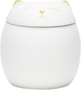PRETYZOOM Cute Kitten Design Ceramic Storage Jar Multi Function Tea Container Home Storage Canister with Lid for Cat Treats and Snacks Craftsmanship Compact