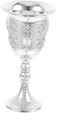 Luxshiny Liquor Cup Embossed Wine Goblet for Cocktails and Whiskey Retro Design for Home and Office Use Stable and Portable Small Liquor Cup