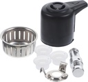 Garneck 1set Electric Pressure Cooker Valve Set Blocking Cover and Steam Release Handle Replacement for Safe Cooking Accessories and Components