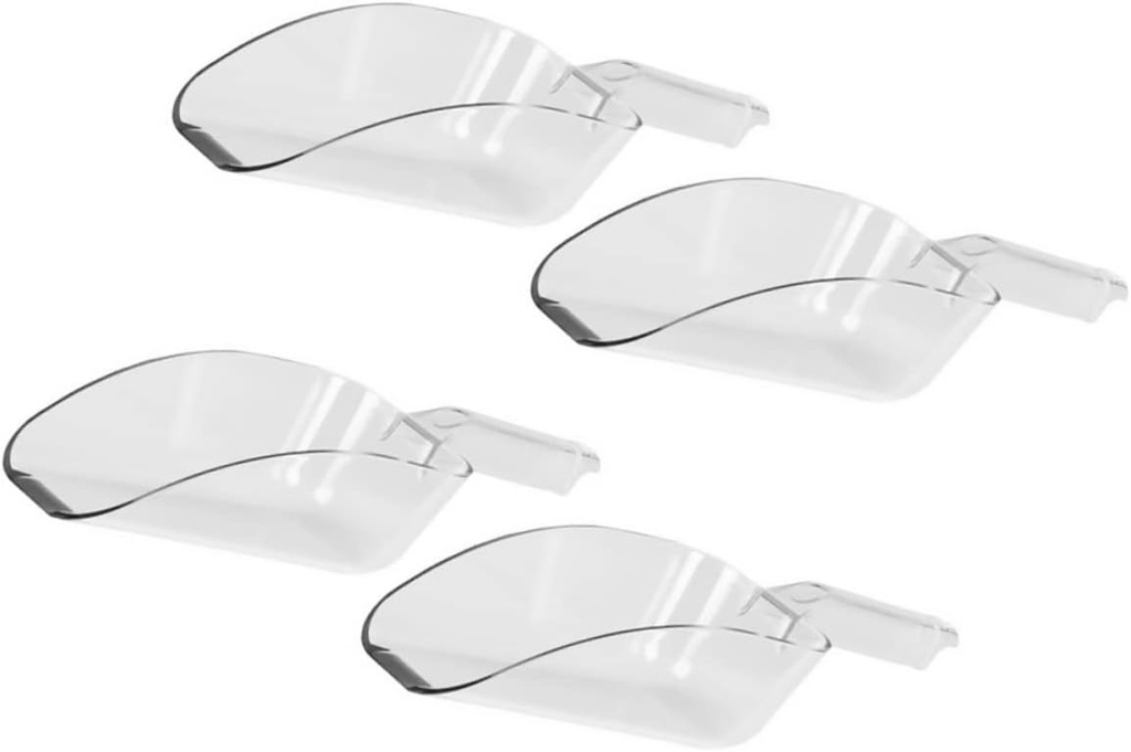 12pcs Lightweight Food Scoops Ergonomic Shovels Flour Scoops for Home Use Safe Stable Design for Easy Handling Kitchen Freezer