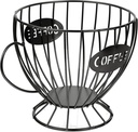 Coffee Capsule Storage Organizer Iron Base Coffee Capsule Holder Creative Kitchen Accessory Compatible