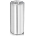 Gisafai 50 ft x 6 Inch Width Zinc Strip for Roof Moss Metal Strip Zinc Roofing Panel Roll Flashing for Garden Stains Moss Algae Fungus Prevention Sheet, Silver