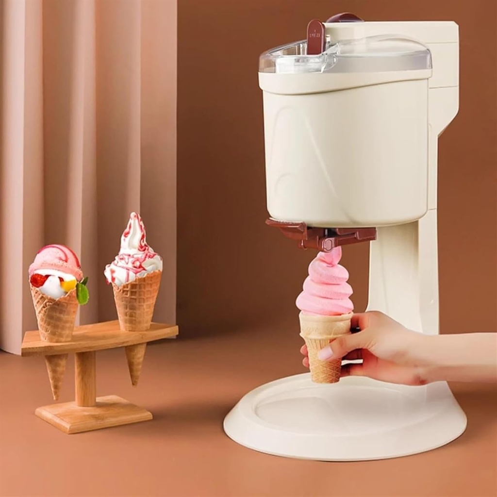Soft Ice Cream Machine,Automatic Mini Fruit Soft Serve Machine, for Home,Bar,Cafe